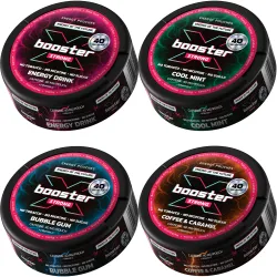 Woreczki kofeinowe X-Booster 40mg Mix Smaków