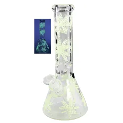 Bongo Black Leaf Painted Flask 261884