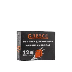 Węgiel do shishy Gresco (25mm) 12 szt. (0,165kg)